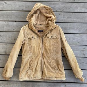 Steve Madden Corduroy Teddy Coat